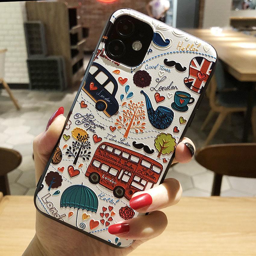3D Relief Phone Case For Tecno Camon 19 Camon19 Pro Neo Case Floral Silicon Cover For Tecno Camon 19 Neo Case 2022 Fundas Coque