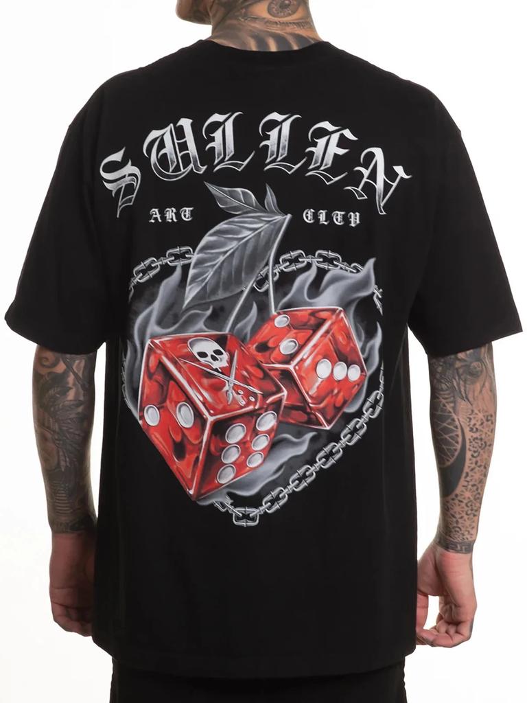 Sullen Men's Roll Em Short Sleeve One Ton Heavyweight Relaxed Fit Tattoo Tee