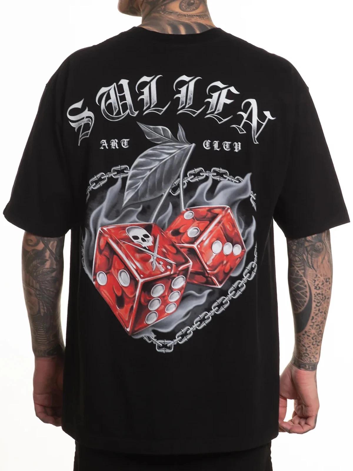 

Sullen Men s Roll Em Short Sleeve One Ton Heavyweight Relaxed Fit Tattoo Tee 3XL
