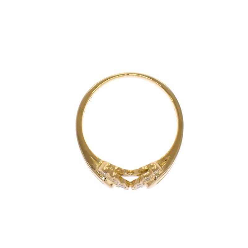 Dior  #10(JP Size) ring K18 yellow gold Women