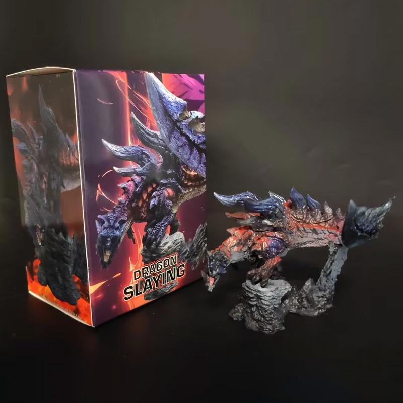 13cm Neues Monster Hunter Glavenus Statisches Modell Actionfiguren PVC Schreibtischornament Modellspielzeug Überraschungsstatue Geschenke Sammlerstück