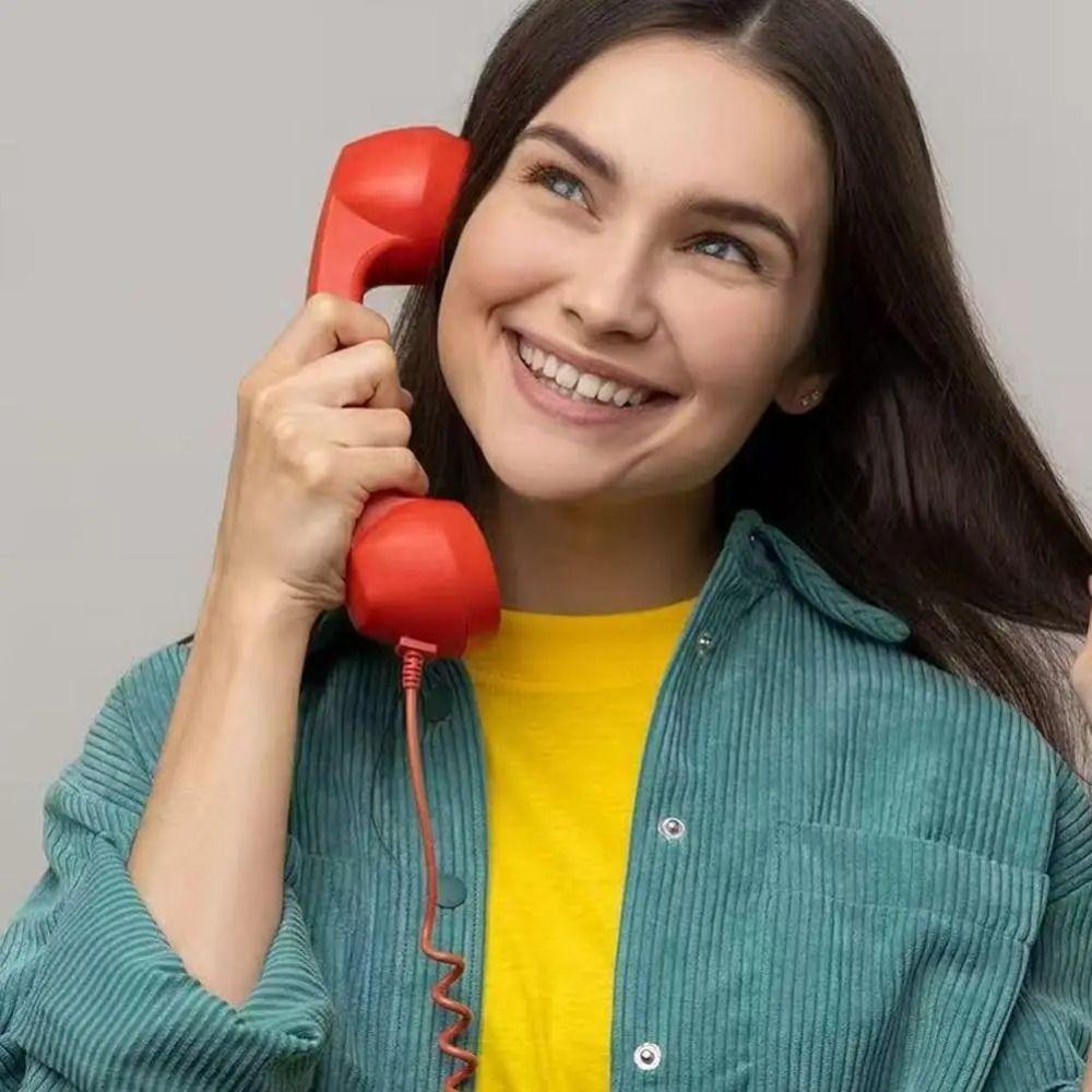 Ruční Přijímač Retro Telefonní Sluchátko Ruční Telefonní Přijímač Pro Mobilní Telefony