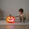 Artykuły na imprezę tematyczną LED Dynia na Halloween, Podświetlana Dekoracja Jack O Lantern, Kolorowe Lampki Okienne Gradientowa Świecąca Lampa do Ogrodu