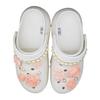 Crocs Crush Clog SIN3A White Peach Elegant Comfortable Hole Shoes Unisex White