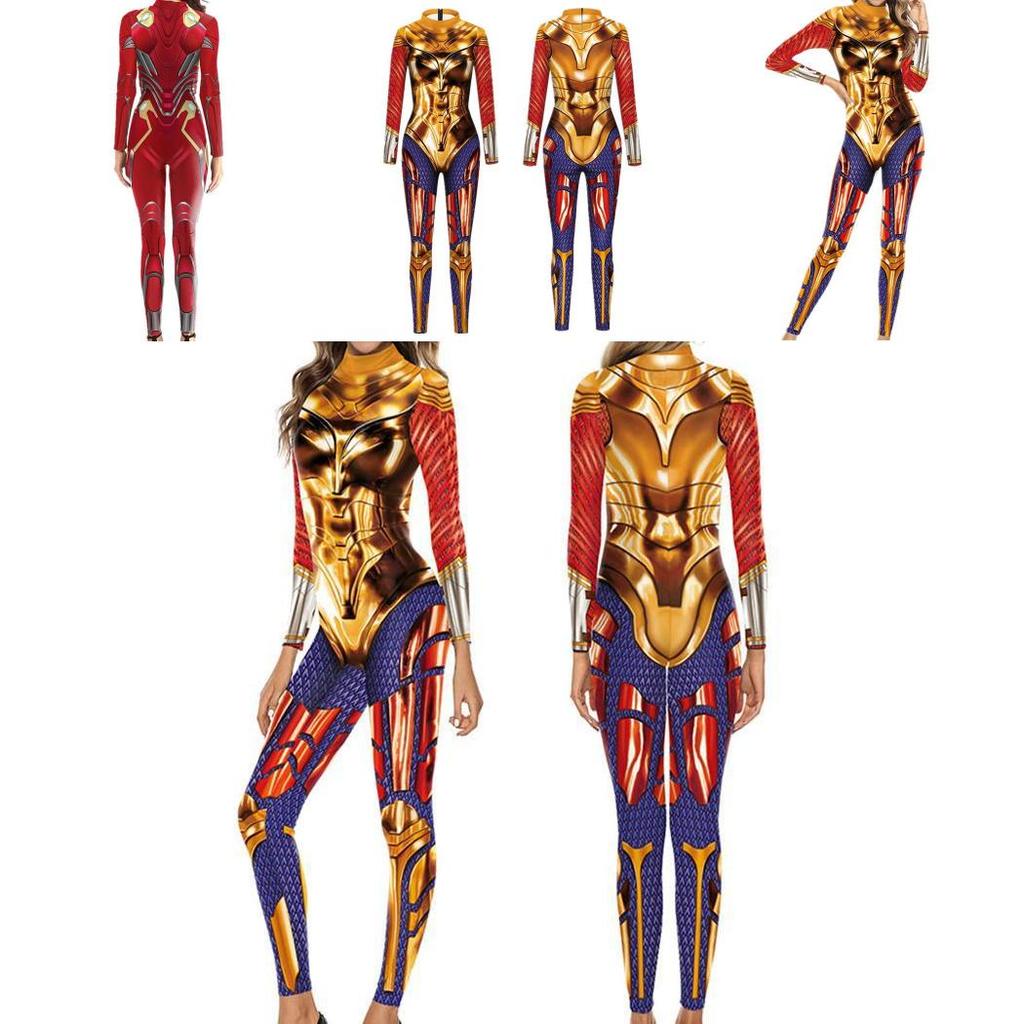 Halloween Spiderman 3d Printed Bodysuit With Elastane For Cosplay And Costume Events