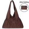 Lightweight Foldable Shopping Bag Large Capacity Eco-friendly Tote Bag Women Shoulder Bags  Travel