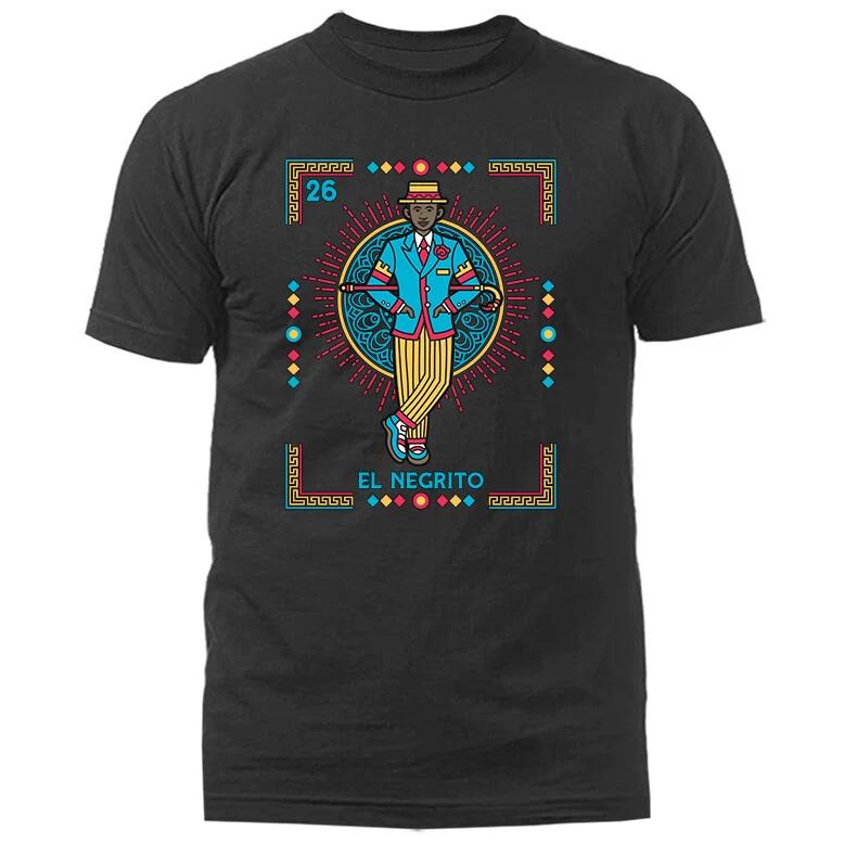 EL NEGRITO MEXICAN LOTERIA CARD GRAPHIC T-sHIRT XL