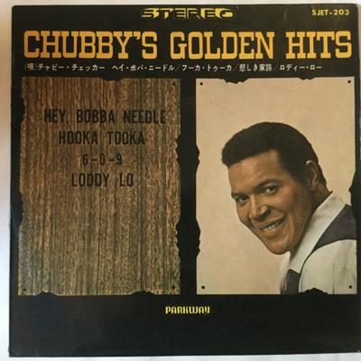 7inch Record CHUBBY CHECKER  Chubbys Golden Hits  Hey Bobba Ne SJET203 PARKWAY Japan Rock Used