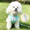 Small Dog Harness and Leash Sets Spring Summer Cute Butterfly Cat Harness and Leash Sets Breathable Dog Harness for Small Dog