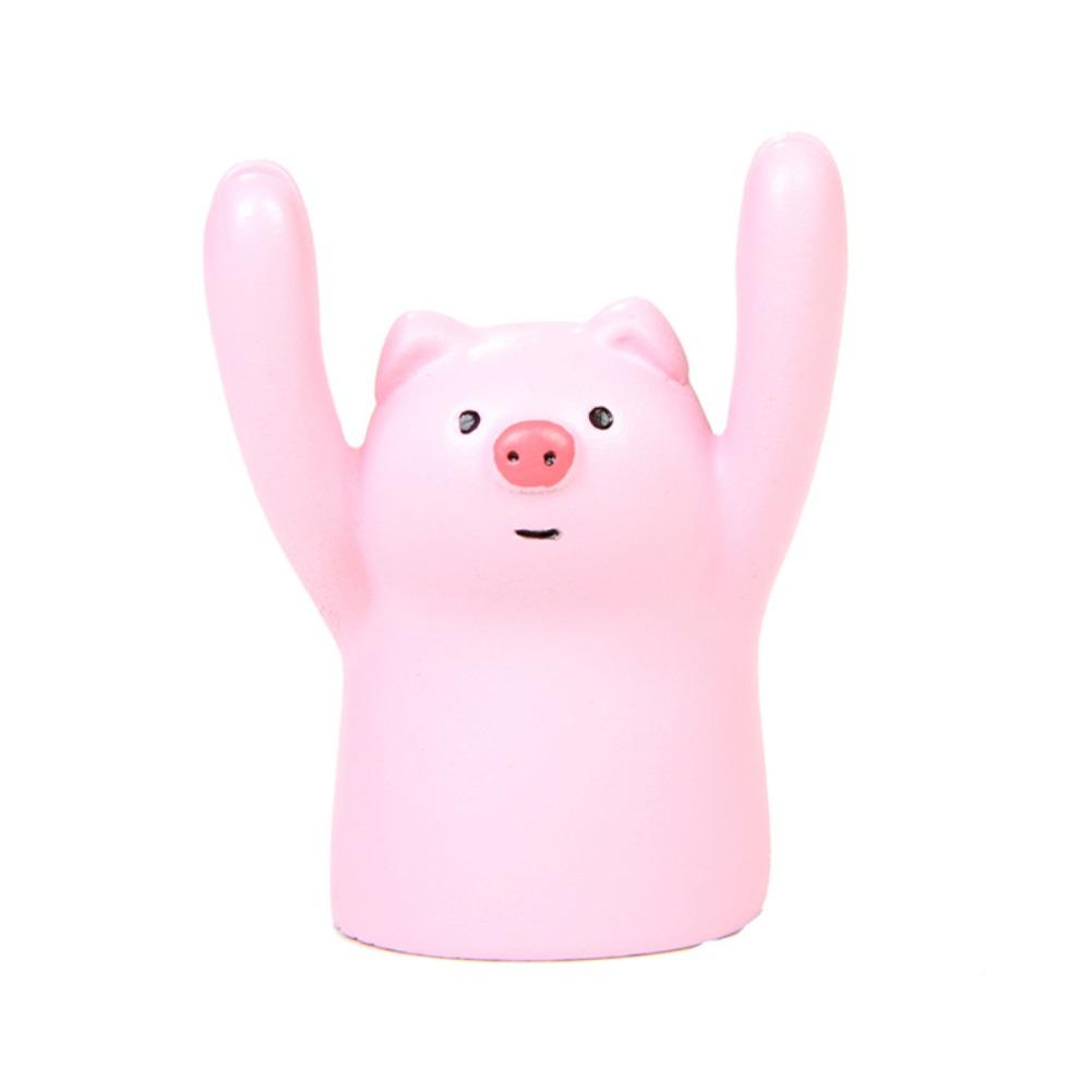 Mini Creative Cartoon Card Holder Resin Display Stand Korean Stationery Office Desk Organizer