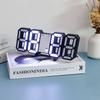 3D Digital Alarm Clock USB Plugged In Student Electronic Alarm Clock Multifunctional Night Light Clock Home Decoration Ornament