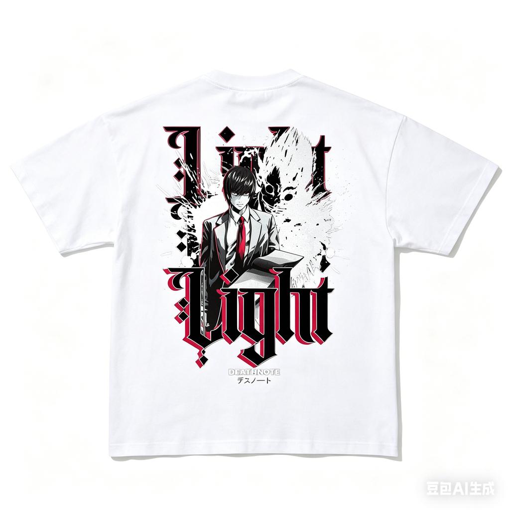 Death Note Cotton Tshirt Personality Clothes New Model Anime Shirt Yearround Clothing Plus Size Unisex Classic Hot Product Gift