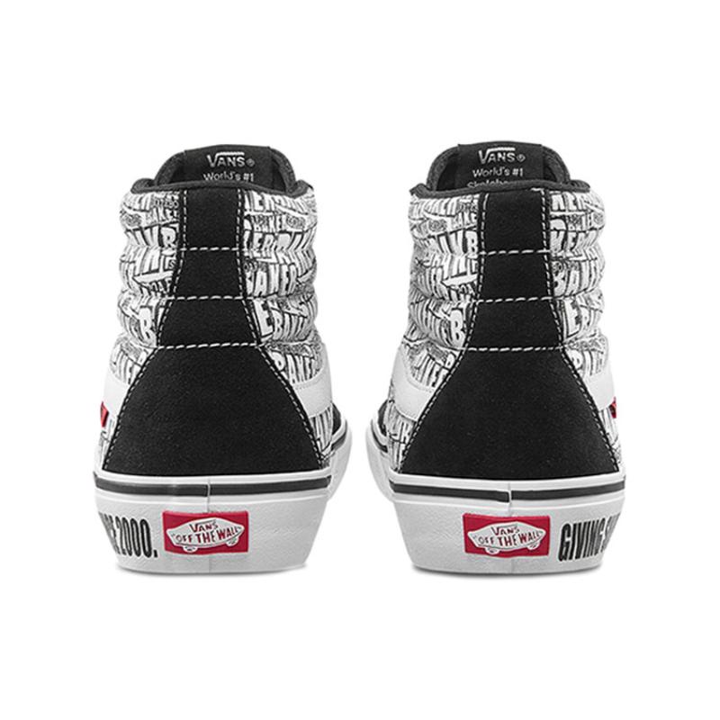 Vans Baker SK8 Hi Pro 'Black White' Vans VN0A45JDV0B