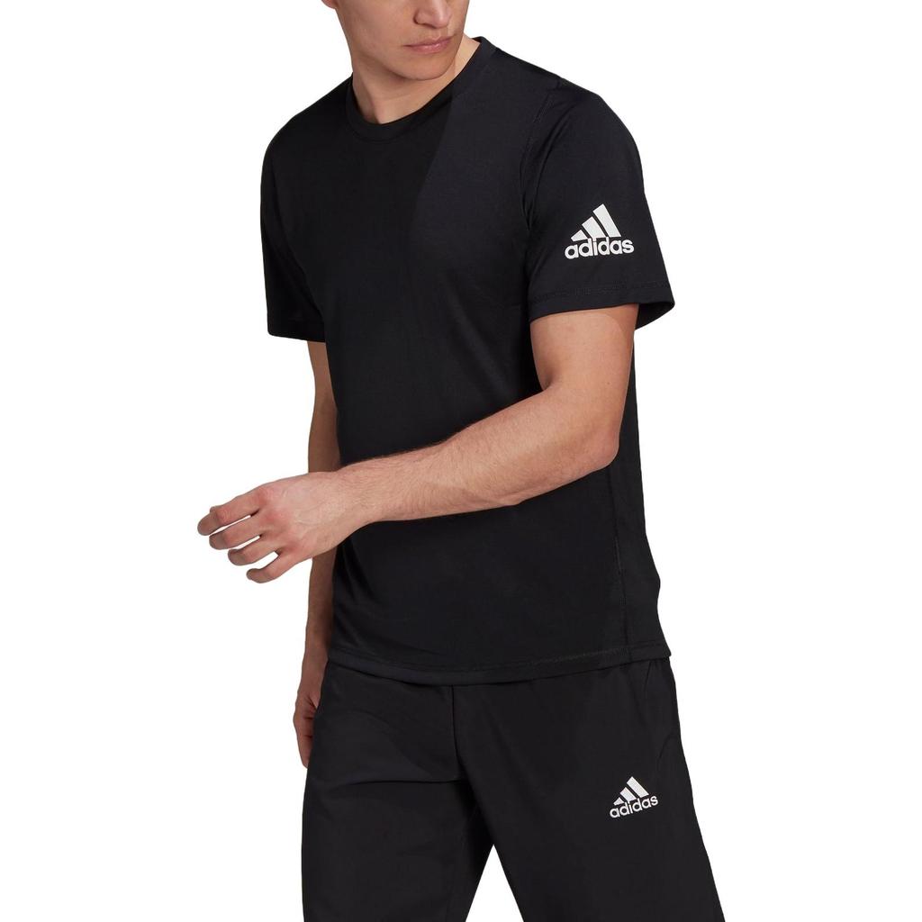 adidas Freelift Ultimate Aeroready D2M T-Shirt Asia Sizing 'Black Whtie' Men's GU2771