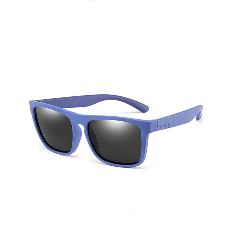 

Blue Frame Square Myopia Sunglasses Polarized Shortsighted Prescription Sun Glasses for Children Boys Girls 0 -0.5 -0.75 To -6.0 0 сине серый