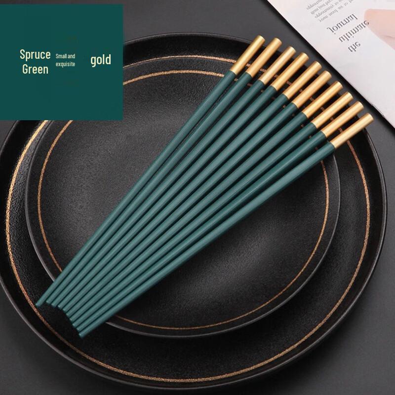 Morandi Gold-Tipped Chinese Chopsticks