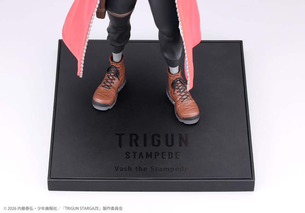 Kotobukiya TRIGUN STAMPEDE OSHI WORKS Vash the Stampede TRIGUN STAMPEDE Scale PVC Painted Complete Figure 1/8