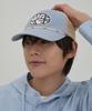WAIKEI Detachable Bead String Mesh Ball Cap Sky Blue