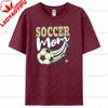 Proud Soccer Mom Tee Vintage Soccer Mom Graphic Tshirt Trendy Mama Gift Clothing Unisex Summer Crewneck Cotton Short Sleeve