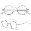 New Pure Titanium Glasses Frame Oval Shape Simple Design Eyeglasses Frames Retro Classic Eye Decoration
