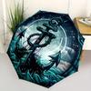 1pc Ocean Voyage Auto Open/close, All-Season Portable Folding Umbrella for Women & Men, Travel, Everyday, Formal Events -06179