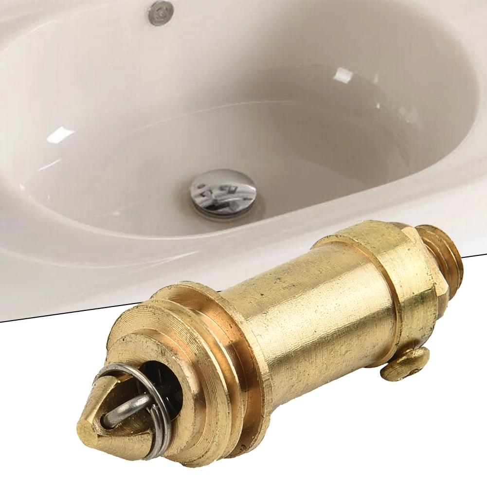 1/2 piezas Residuos Arriba Click Clack Tornillo Muelle Reemplazar Muelle Válvula de Rebote Para Lavabo Fregadero Bañera Suministros de Mejoras para el Hogar Latón