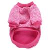 Fleece-Lined Thermal 2-Leg Pet Hoodie for French Bulldogs & Teddy, Winter Knit Sweater Small Medium Dogs Cats