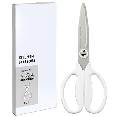 Plus Kitchen Cooking Stainless Dishwasher Fit Cut Mushroom Paper Box 35728 Scissors, Scissors, Disassembly, Steel, Safe, Stress-Free Sharpness, Curve,