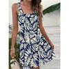 Abito sleeveless bohémien elegante casual europeo e americano per primavera ed estate