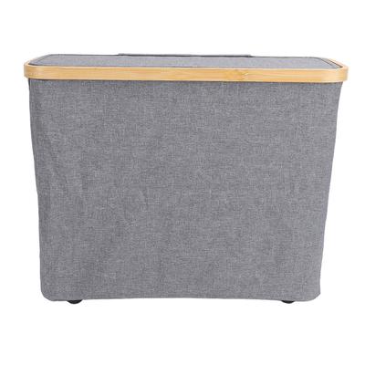 Toilettenpapier Aufbewahrungskorb mit Deckel Griff Faltbar Stehend Durchsichtiges Fenster Toilettenpapier