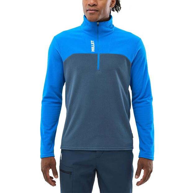 Millet Fleece Jacket with Half-zip Ubic Lightgrid