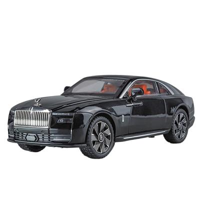 1/24 Rolls Royce Spectre Alloy Luxy Car Model Diecast Metal Vehicles Car Model Sound and Light with Starry Sky Top Kids Toy Gift