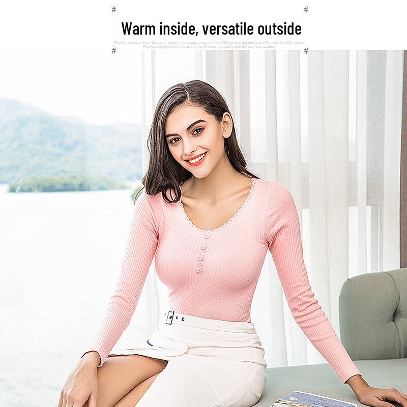 LANGSHA Women's Slim-Fit Thermal Underwear Set