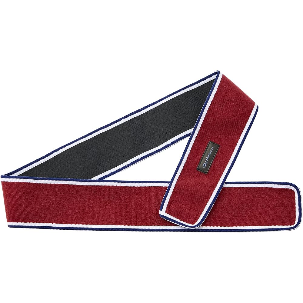 Phiten Rakuwa Band Burgundy 85cm Sports Belt Core Support Moisture-Wicking Flexible Fit
