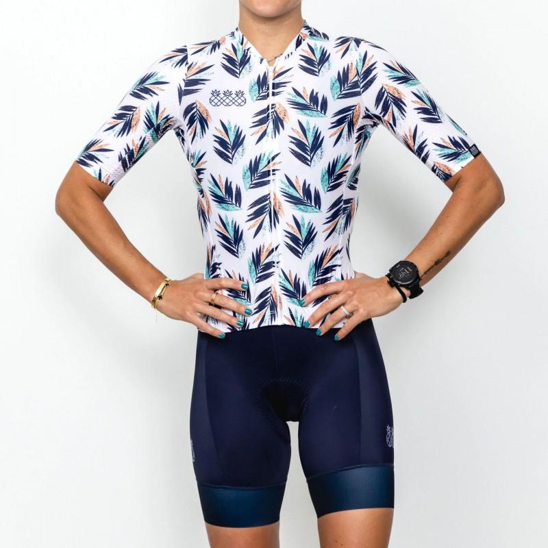 Ensemble Maillot de Cyclisme Femme Séchage Rapide Respirant Vêtement Vélo de Montagne Route Saison