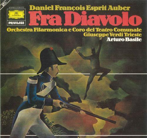 

LP Record ARTURO BASILE, ORCH4ESTRA FILARMONI - Auber Fra Diavolo 2726072 DEUTSCHE GRAMMO 1980 Germany Classical Used