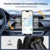 Wireless Car Charger, Phone Holder for Car Wireless Charger Fast Charger Smart Sensor Air Vent, Automatic Clamping Phone Holder