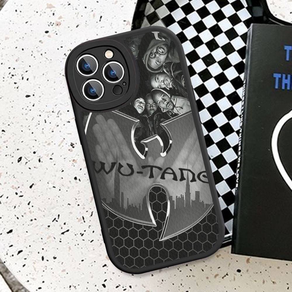 Singer W-WU-T--TANG Phone Case Hard Leather For iPhone 16 15 14 13 12 Mini 11 14 Pro Max Xs X Xr 7 8 Plus Fundas