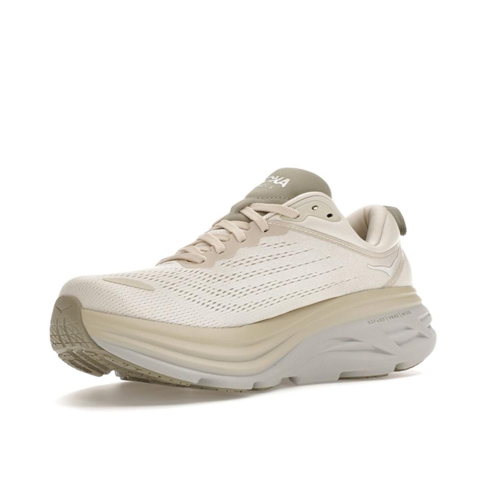 HOKA Bondi 8 Oat Milk Barley Men Sneakers Cream 1123202-OKB