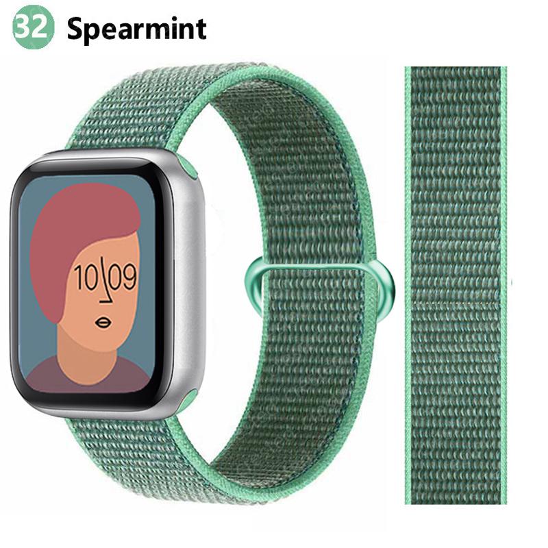 2pcs Straps For Apple Watch Band 44mm 40mm 45mm 46mm 42mm 49mm 41mm Nylon Loop Bracelet iwatch Series 10 9 8 7 6 5 3 se ultra 2
