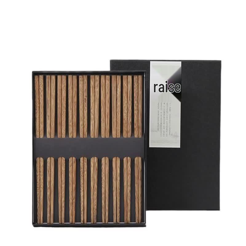 Shangheng 10-Pair Chicken Wing Wood Chopsticks Gift Set