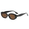 Ins Popular Fashion Oval Women Luxury Sunglasses Retro  Designer Jelly Color Shades UV400 Men Rivets Sun Glasses
