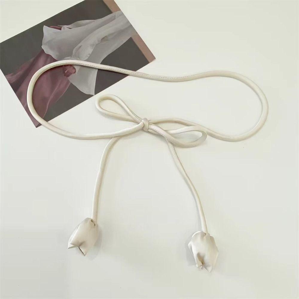 Cloth Tulip String Dress Belt Soft Fabric Waist Chain Stylish Waist Belt Female Wear