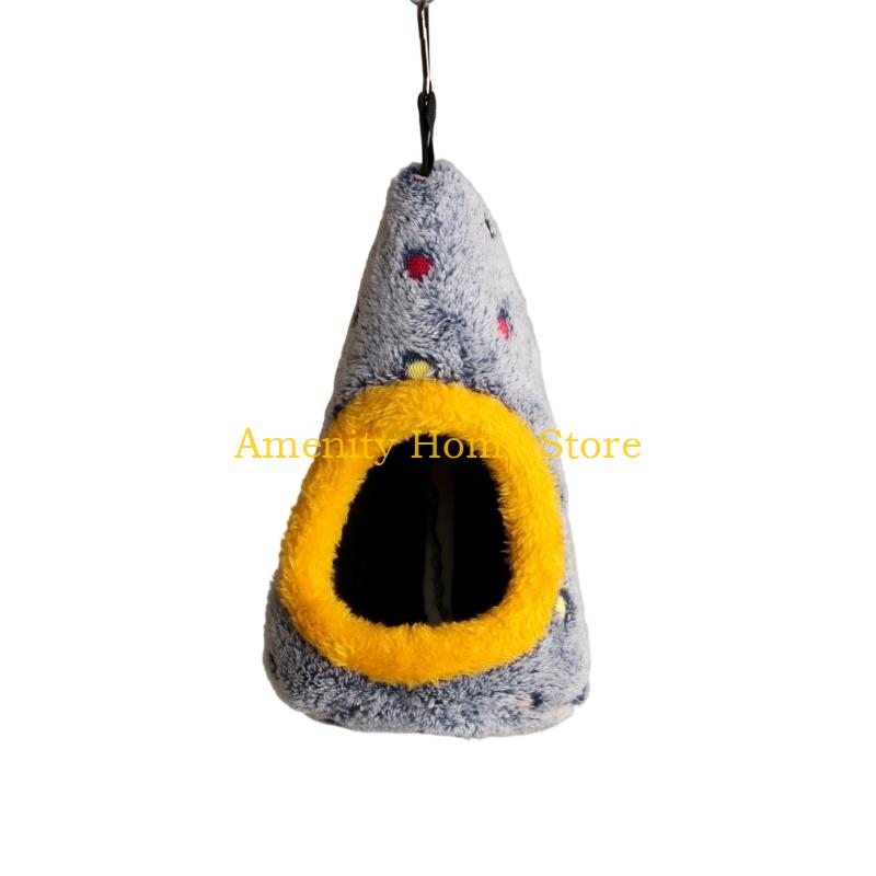 

F26C Bird Nest Eggs For Parrots Easy To Hanging Warm Thick Bird Perches Nest