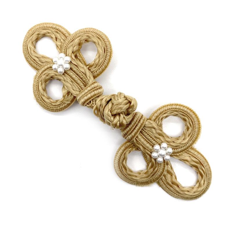 1 Pièce Nœud Chinois Style Chinois Fleur de Prunier DIY Accessoires Vêtements Hanfu Bouton Cheongsam Perle Fait Main