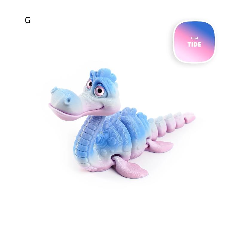 

3D Printing Cute Big Eyed Monster Desktop Figurines Children Figurine Toy Home Room Creative Ornament Model 3D