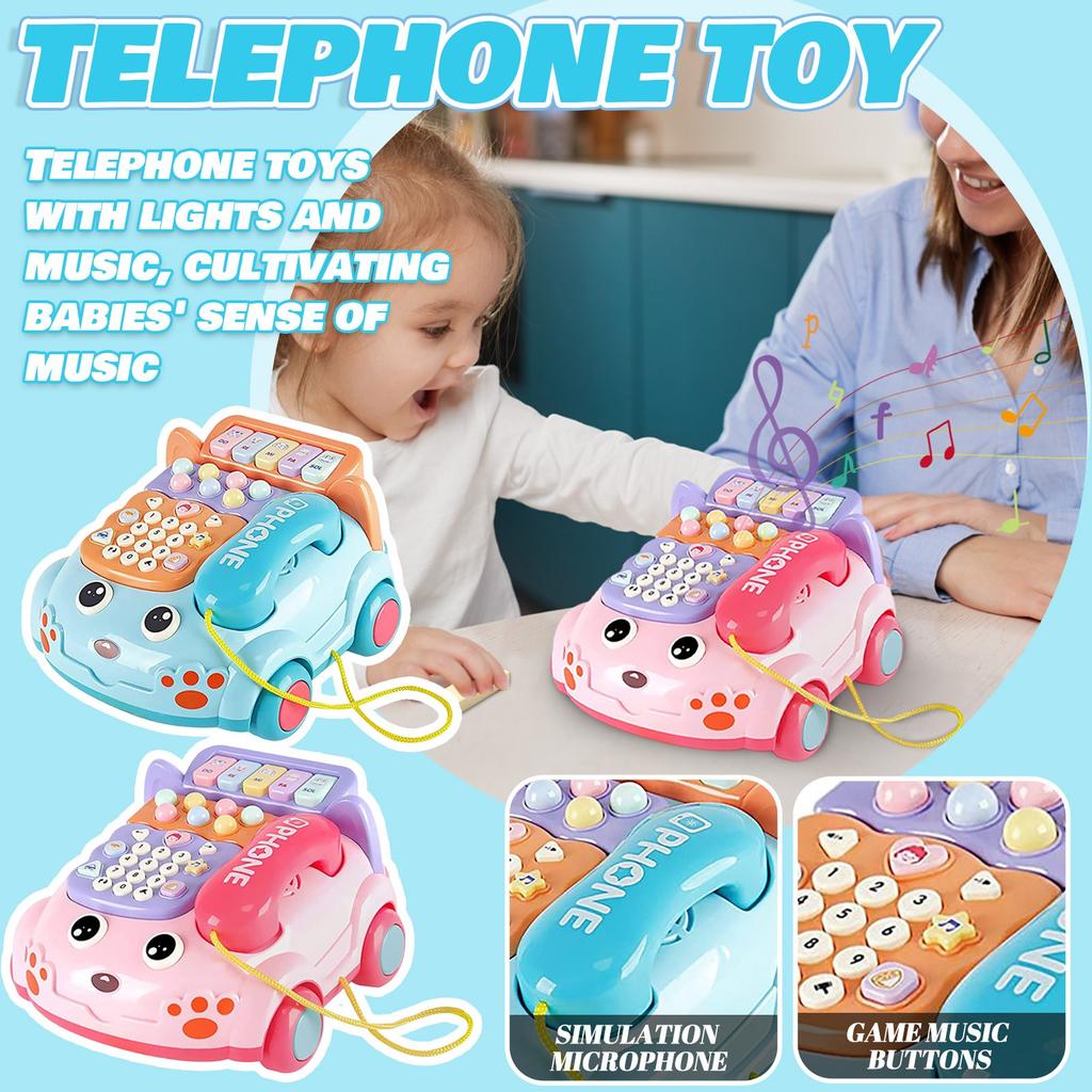 Toddler Phone Educational Toys, Suitable For 1 2 3 Years Old Boys Girls Gift Toys Baby Phone With Music And Lights Baby Toys Educational Learning Toys