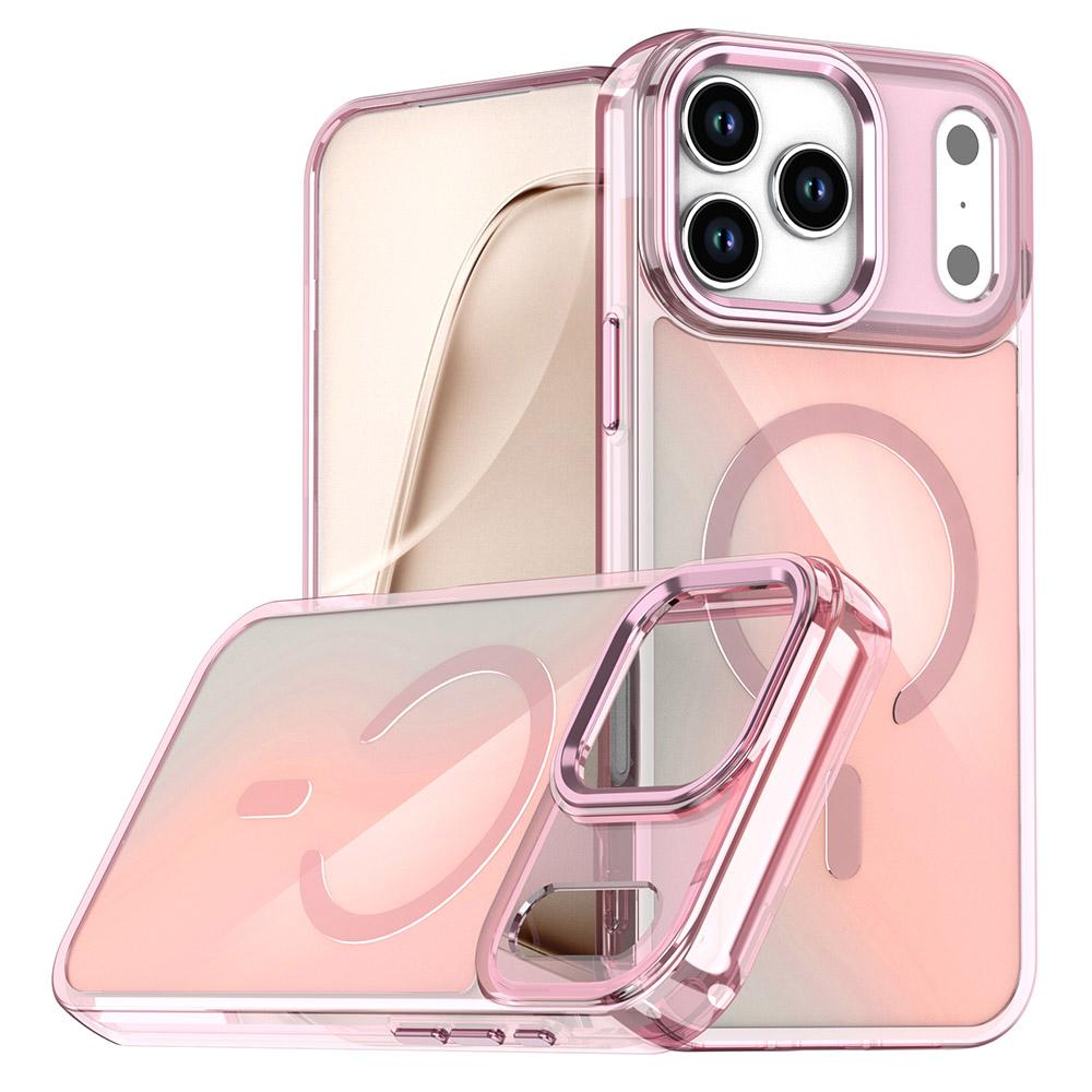 For iPhone 17 Pro Max Case Compatible with MagSafe Color Changing PC TPU Phone Back Cover