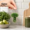 Unique Holiday Souvenirs for Students Handmade Wool Felt Fruit Keychain, Cute Vegetable Key Ring Soft Cartoon Ornaments Bag Backpack, Avocado Broccoli