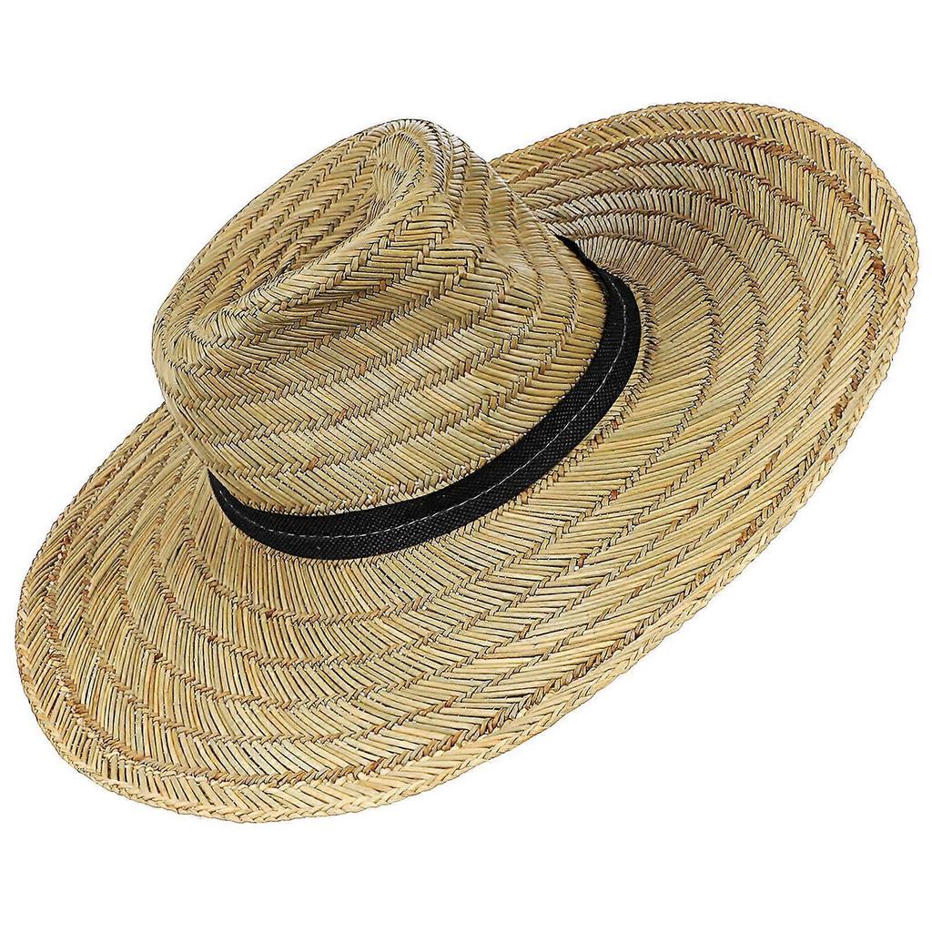Strohhüte für Herren Sommerhut mit breiter Krempe Stil 1 Stück